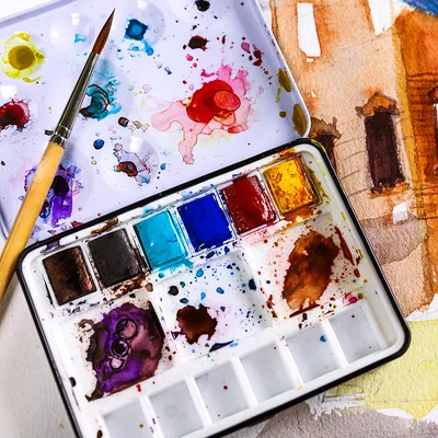 QoR Urban Sketch Half Pan Set