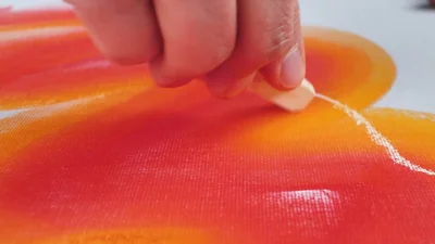 Pastels Without Paper [Three Acrylic Surfaces]