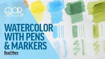 QoR Watercolors in Markers