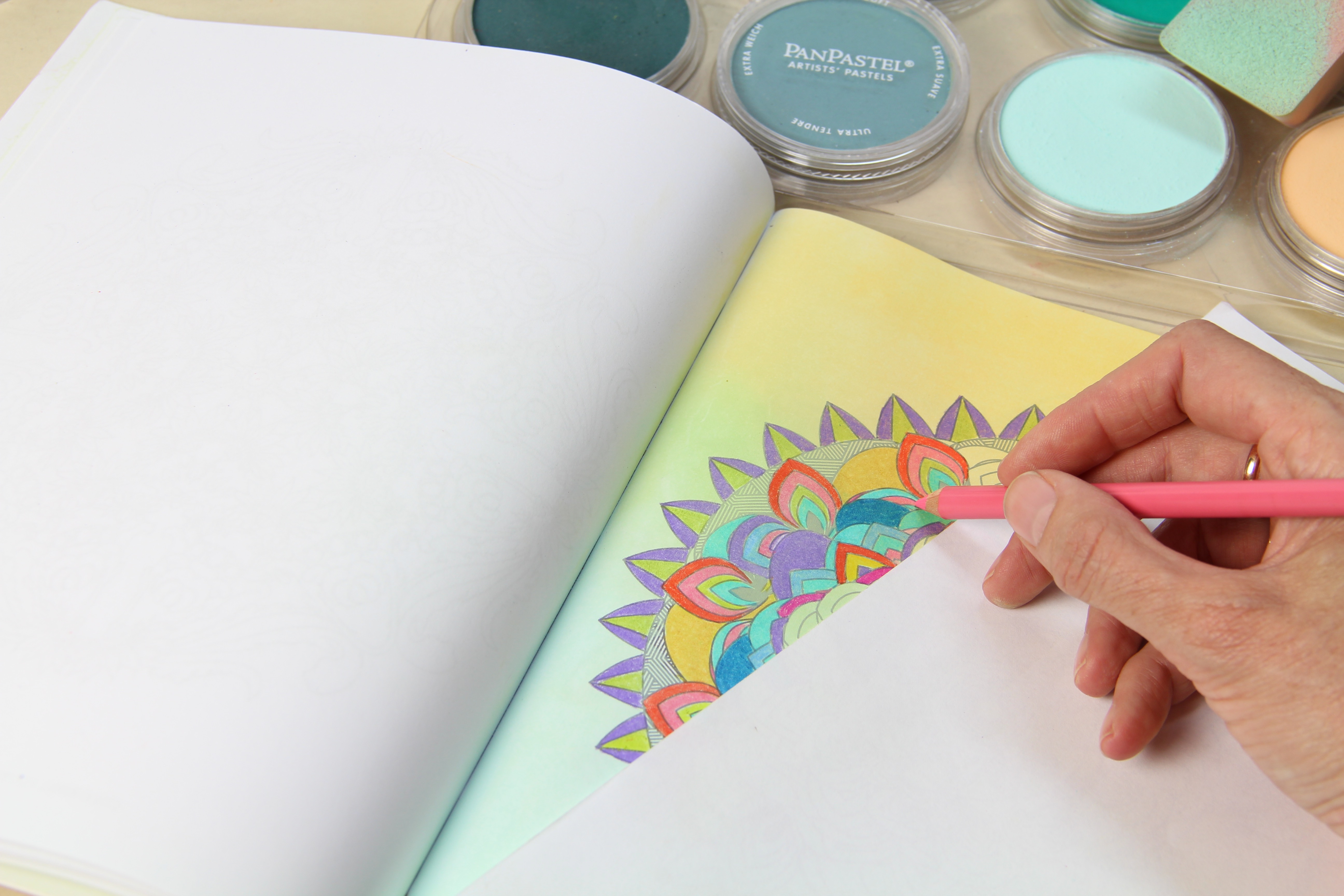 Coloring Technique: Graduated Backgrounds