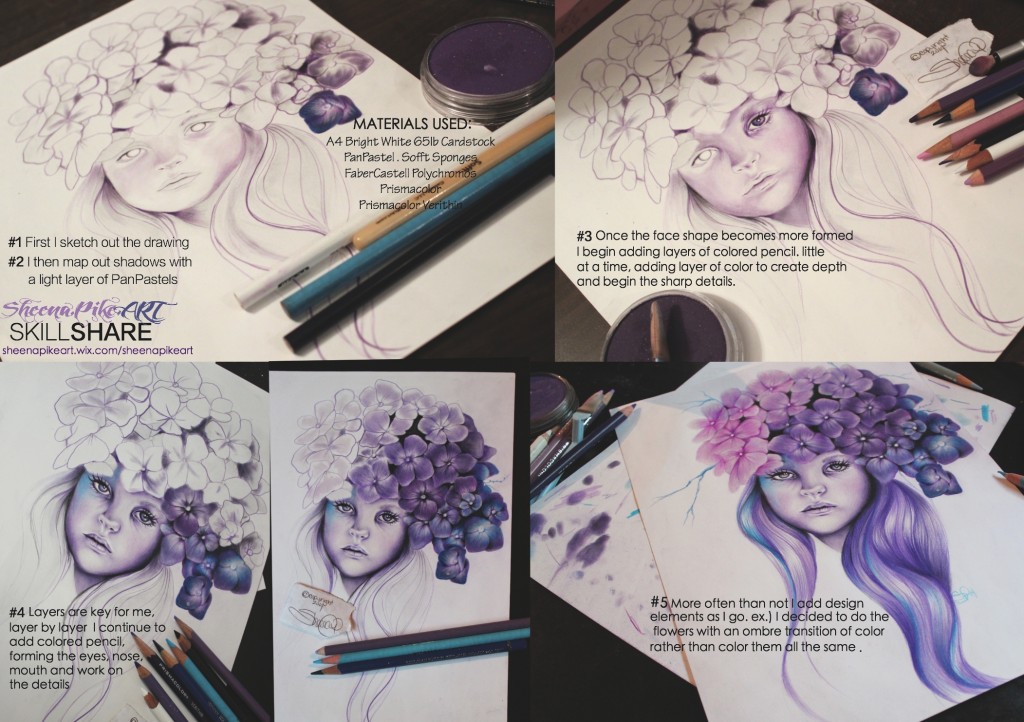 SHEENA PIKE - SKILLSHARE - PROCESS