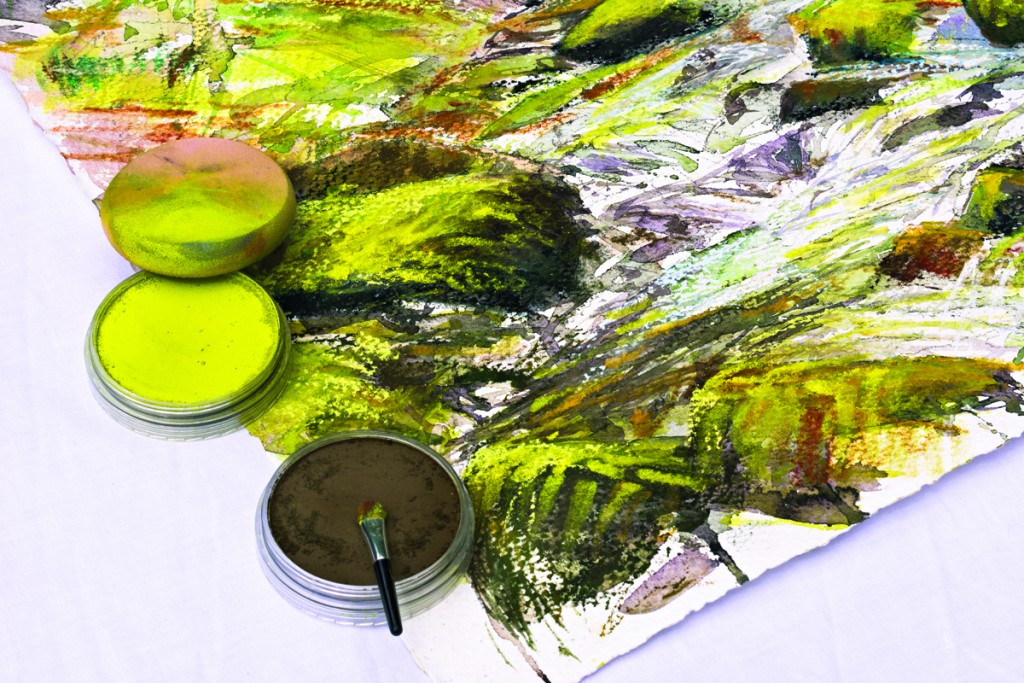 Pan Pastels b green and b earth sm