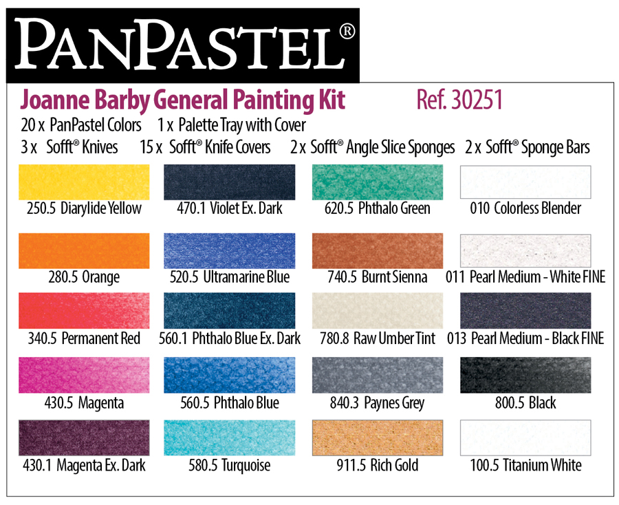 30251 General Painting - Color Chart
