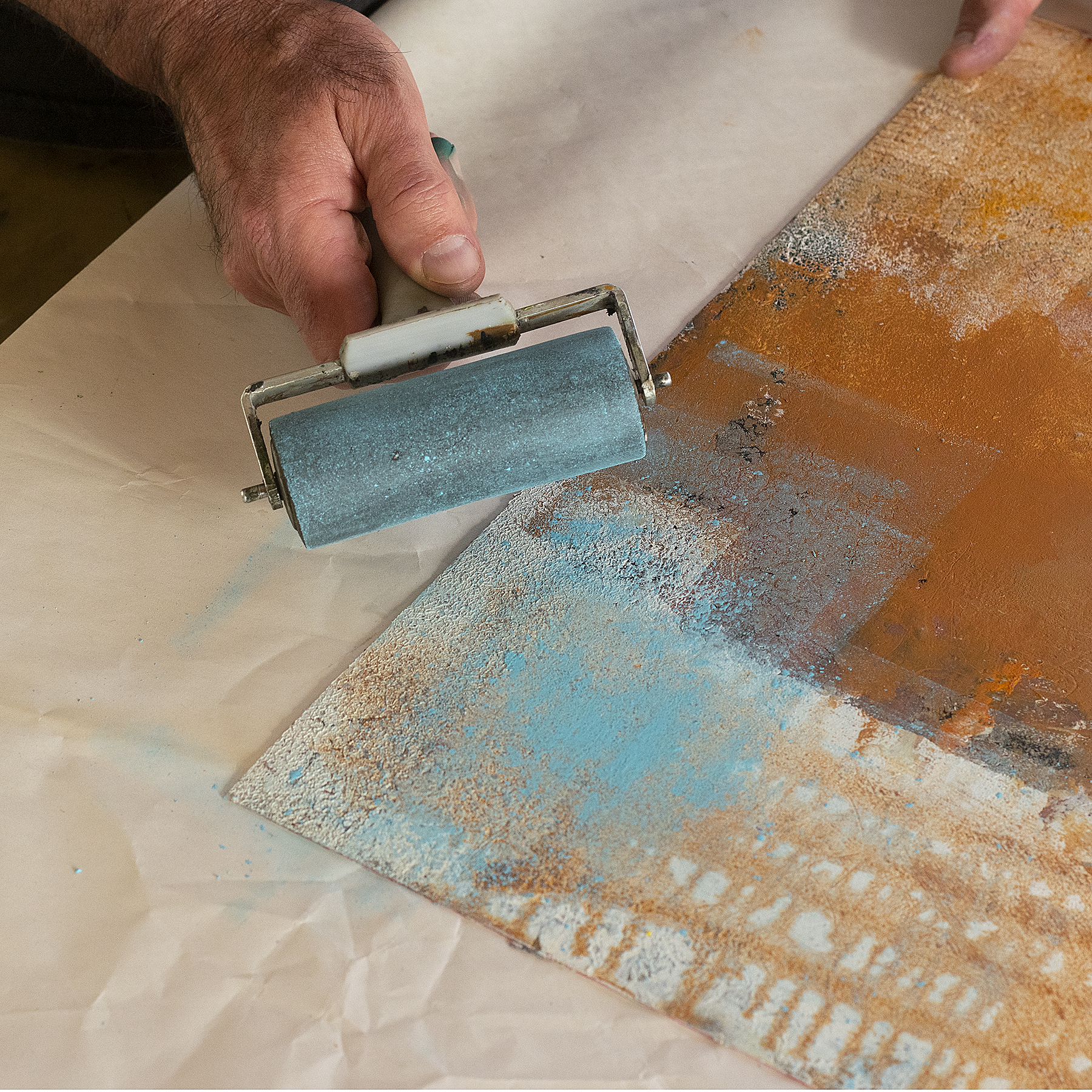 Cold Wax & PanPastel