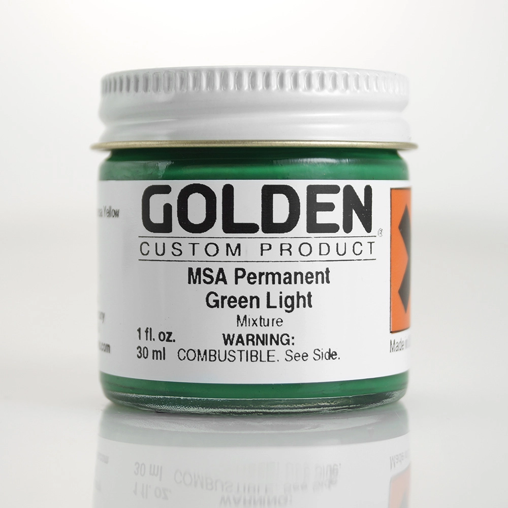 Mineral Spirit Acrylic Color - Permanent Green Light - default