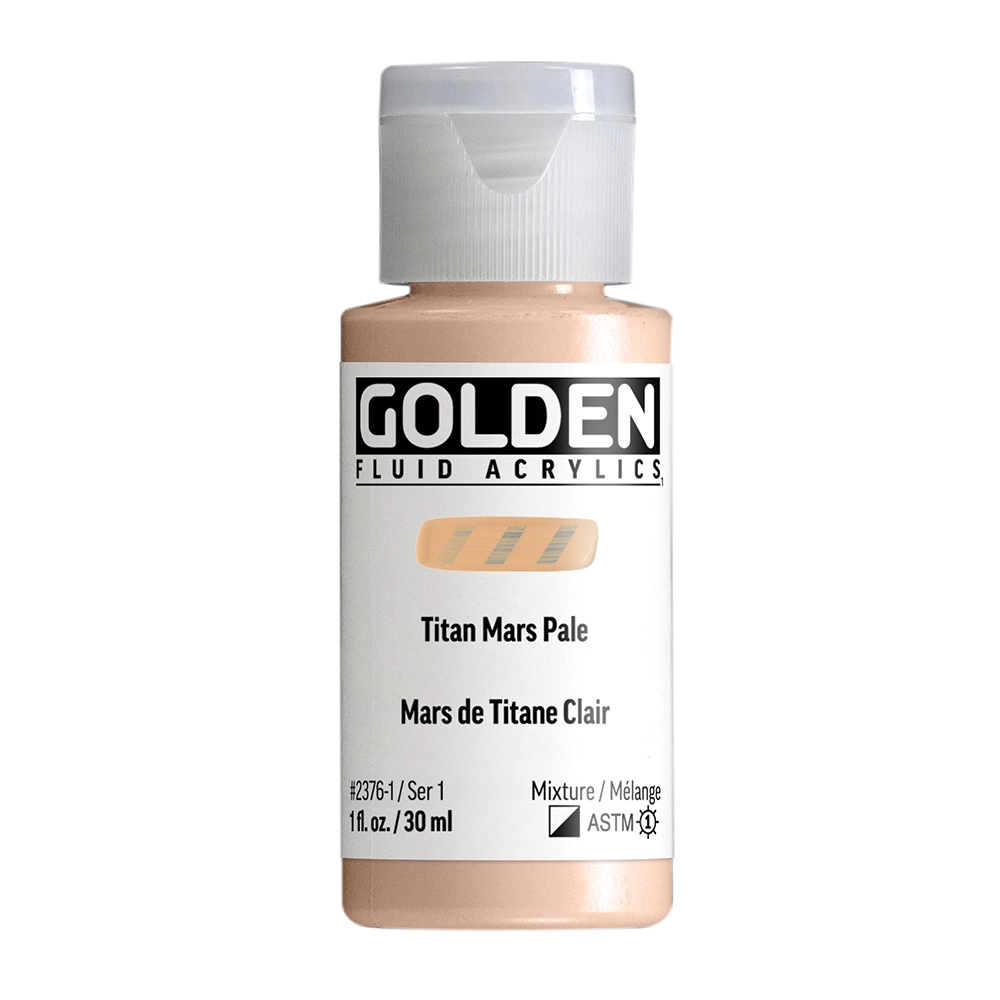 Fluid Acrylic Color Titan Mars Pale - 1 oz cylinder - 01-oz