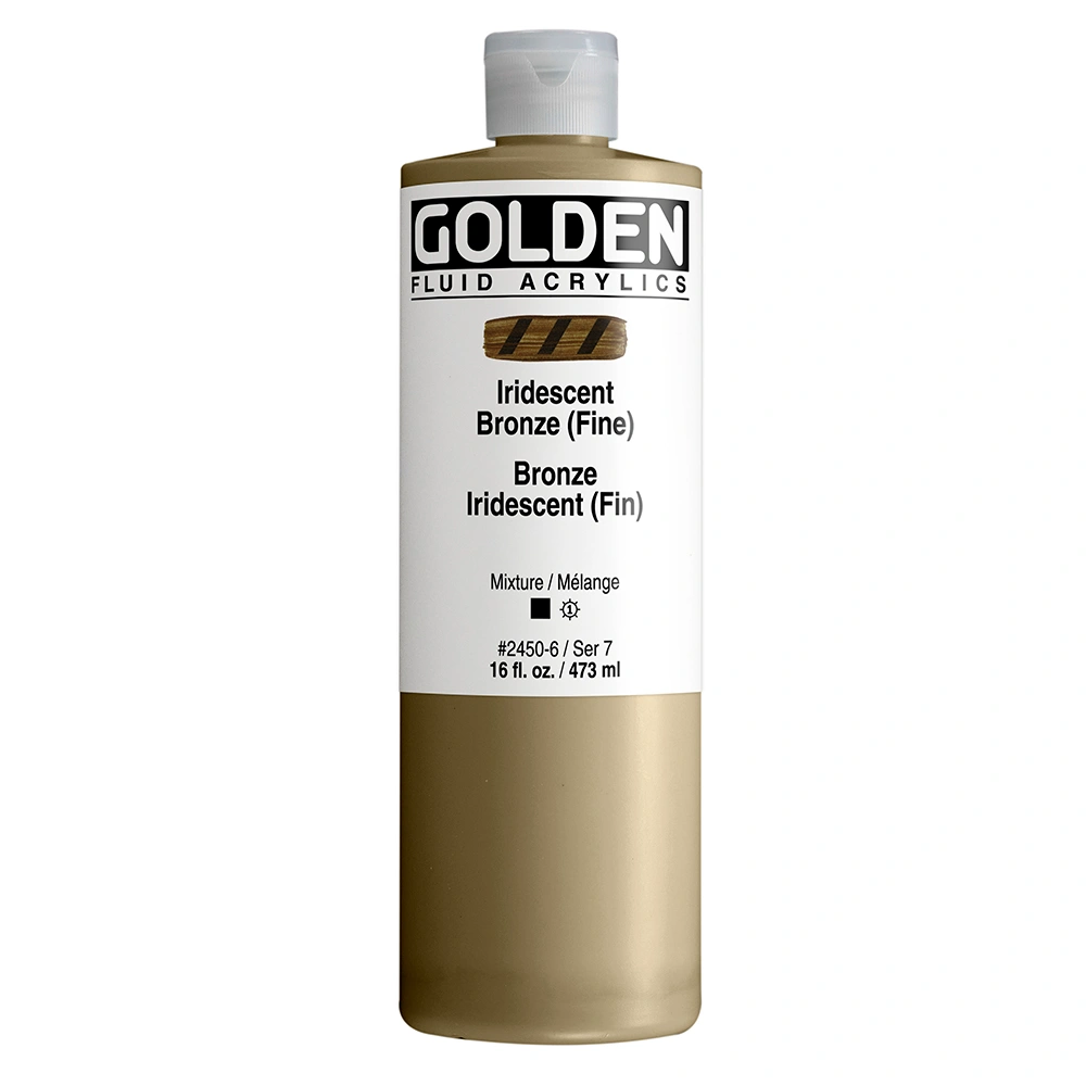 Fluid Acrylic Color Iridescent Bronze (Fine) Golden Artist Colors
