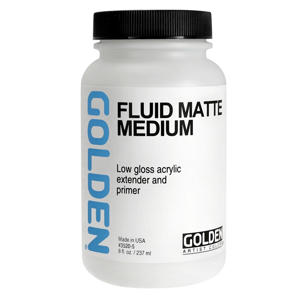 Fluid Matte Medium - 8 oz Silgan Wide - 08-oz