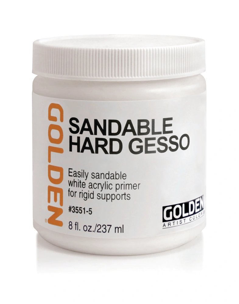 Sandable Hard Gesso - 8 oz jar - 08-oz