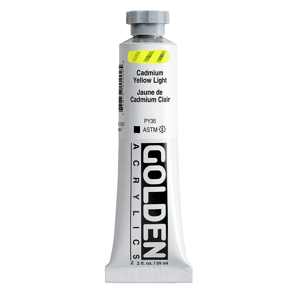 Heavy Body Acrylic Color - Cadmium Yellow Light - 2 oz tube - 02-oz
