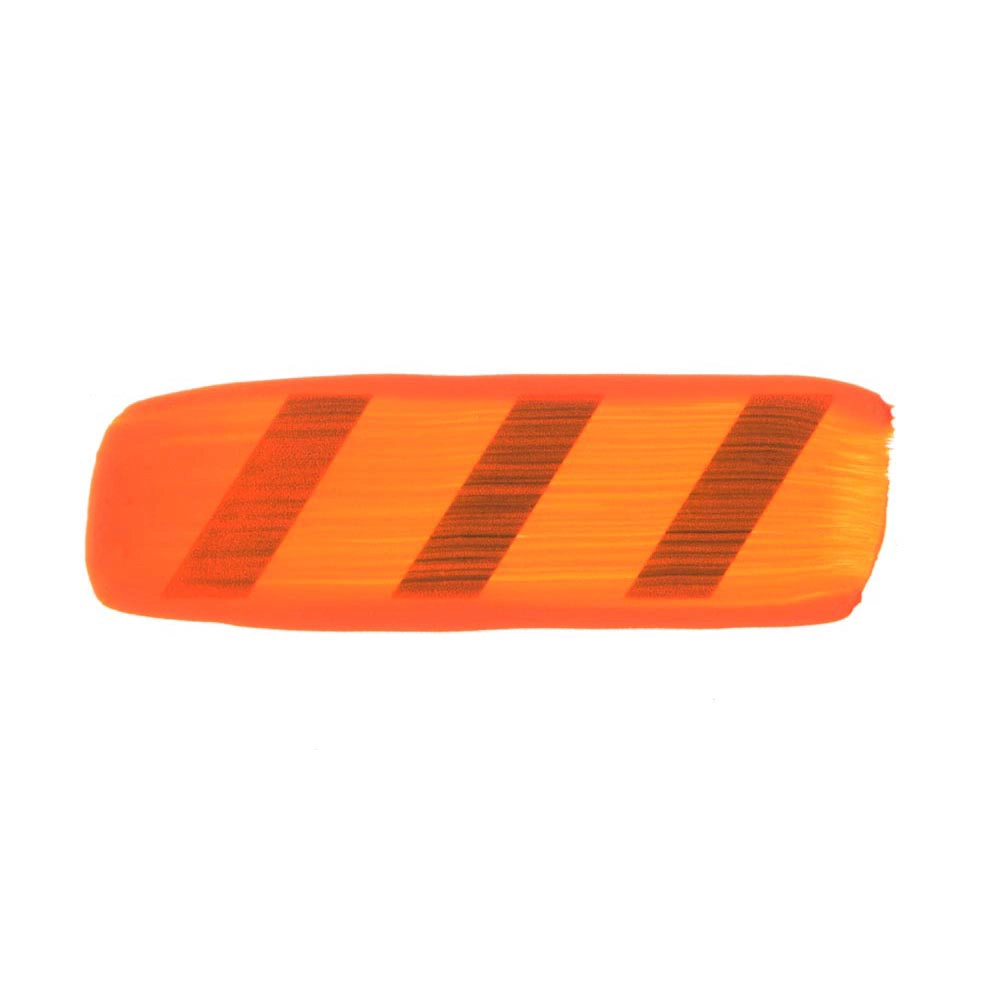 Heavy Body Acrylic Color - Fluorescent Orange - swatches-web-1000px