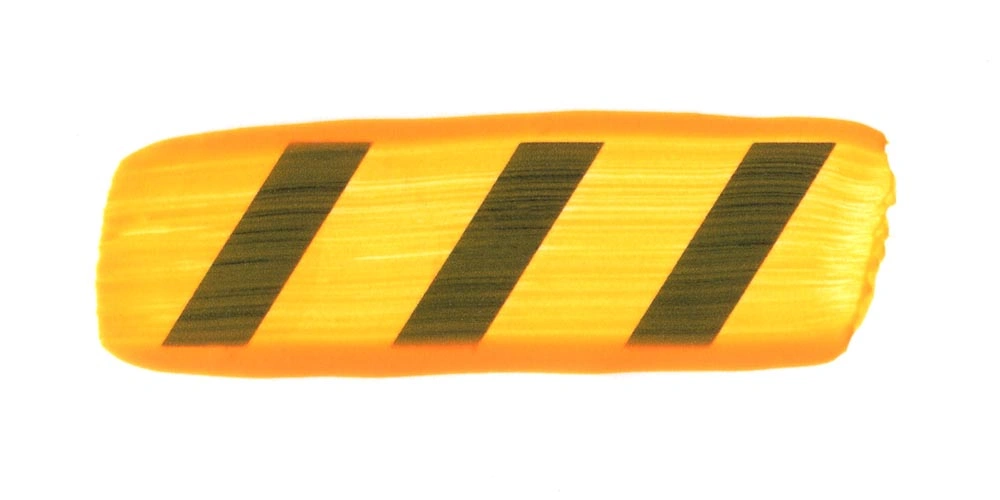 Heavy Body Acrylic Color - Fluorescent Orange-Yellow - swatches-web-1000px