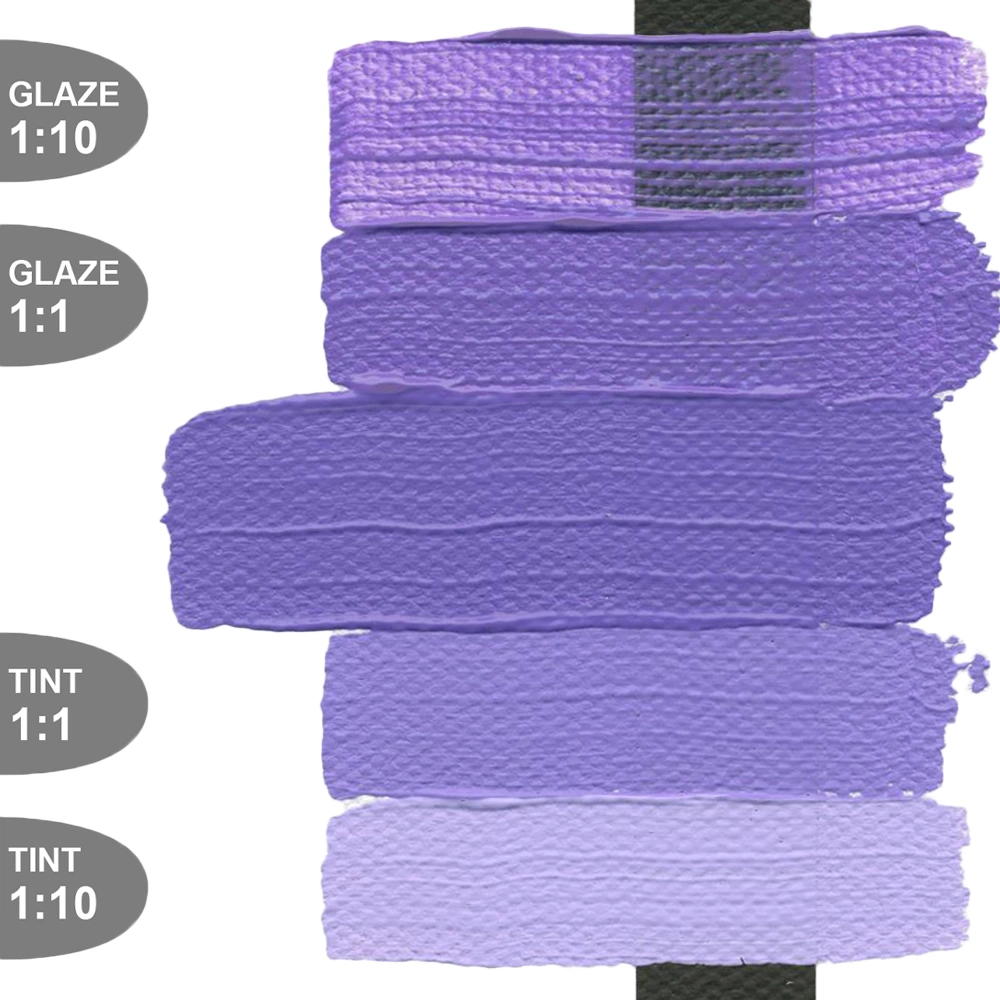 Heavy Body Acrylic Color - Light Violet - tint-glaze