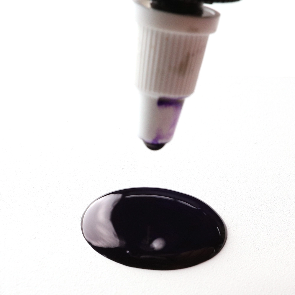 High Flow Acrylic Color - Dioxazine Purple - application