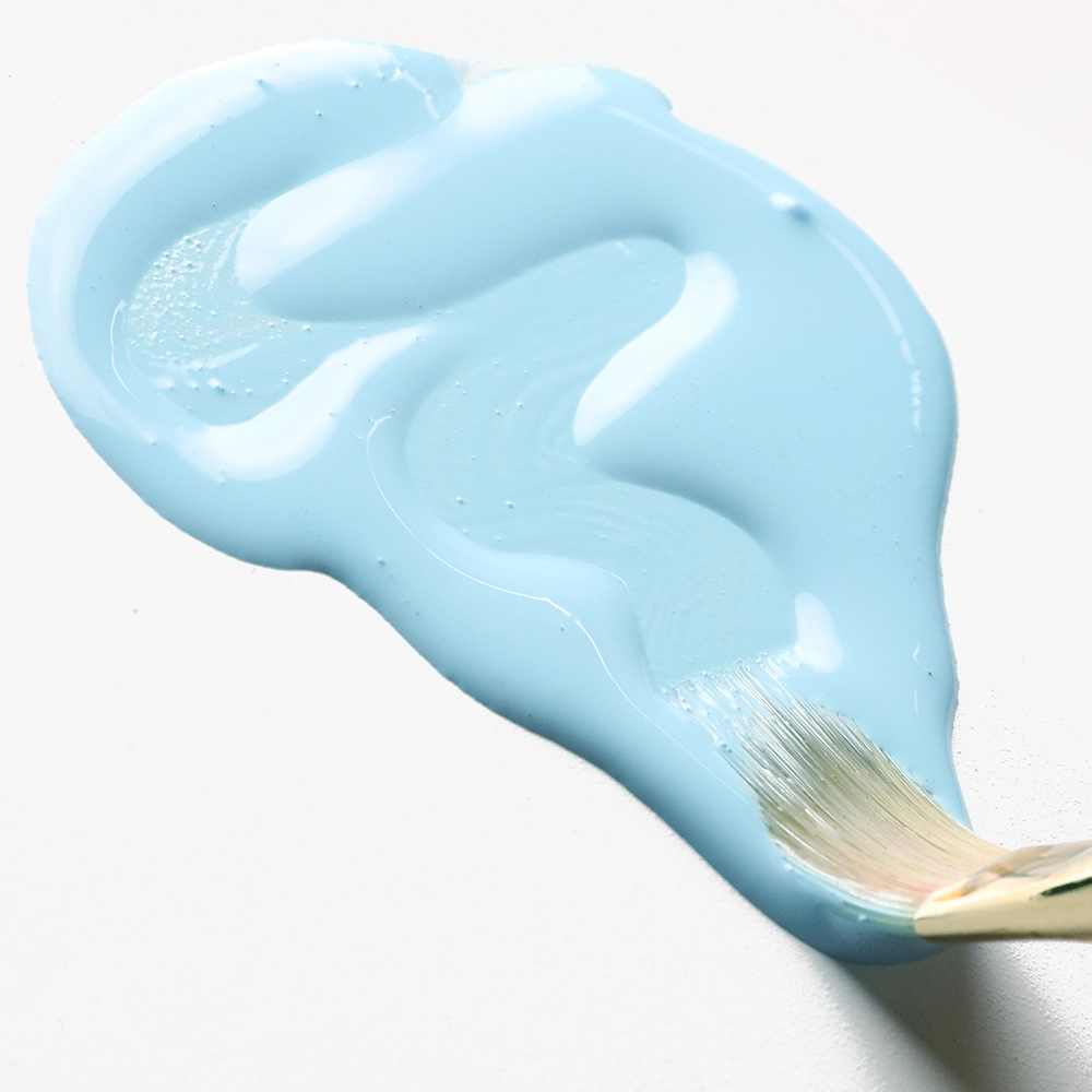 High Flow Acrylic Color - Light Phthalo Blue - application