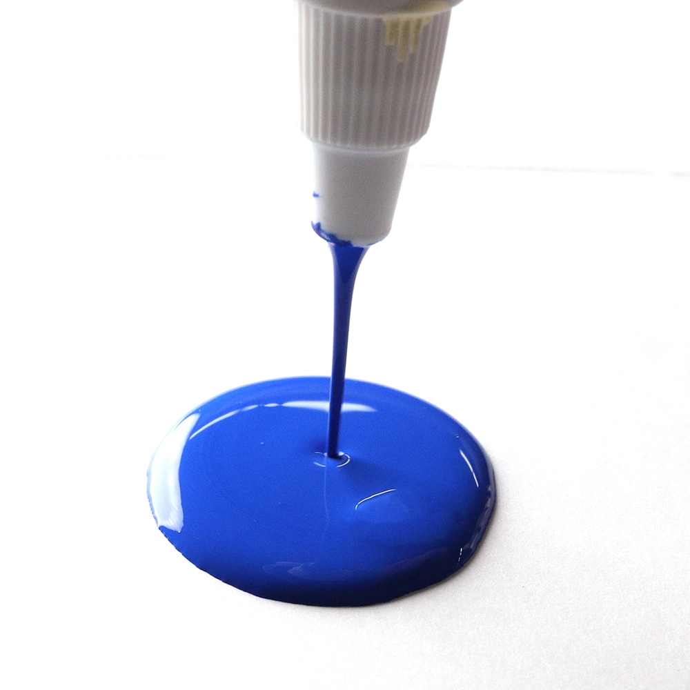 High Flow Acrylic Color - Cobalt Blue - application