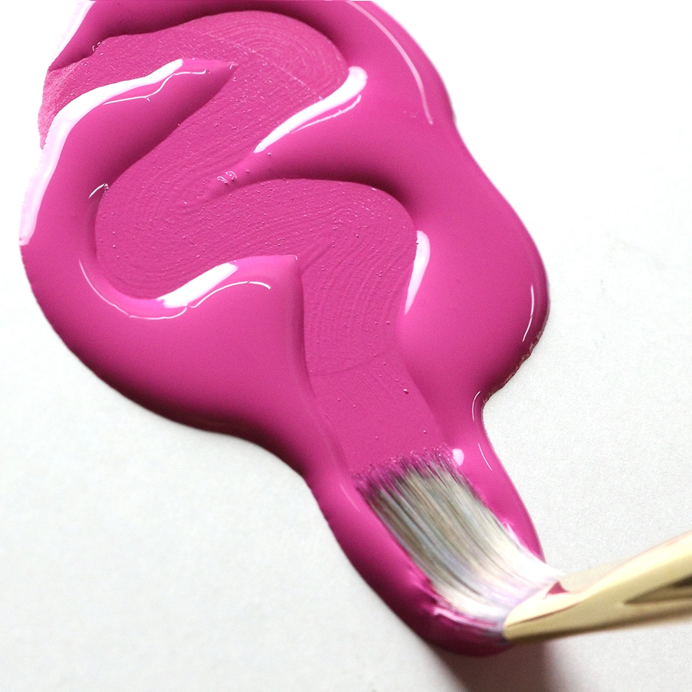 High Flow Acrylic Color - Medium Magenta - application