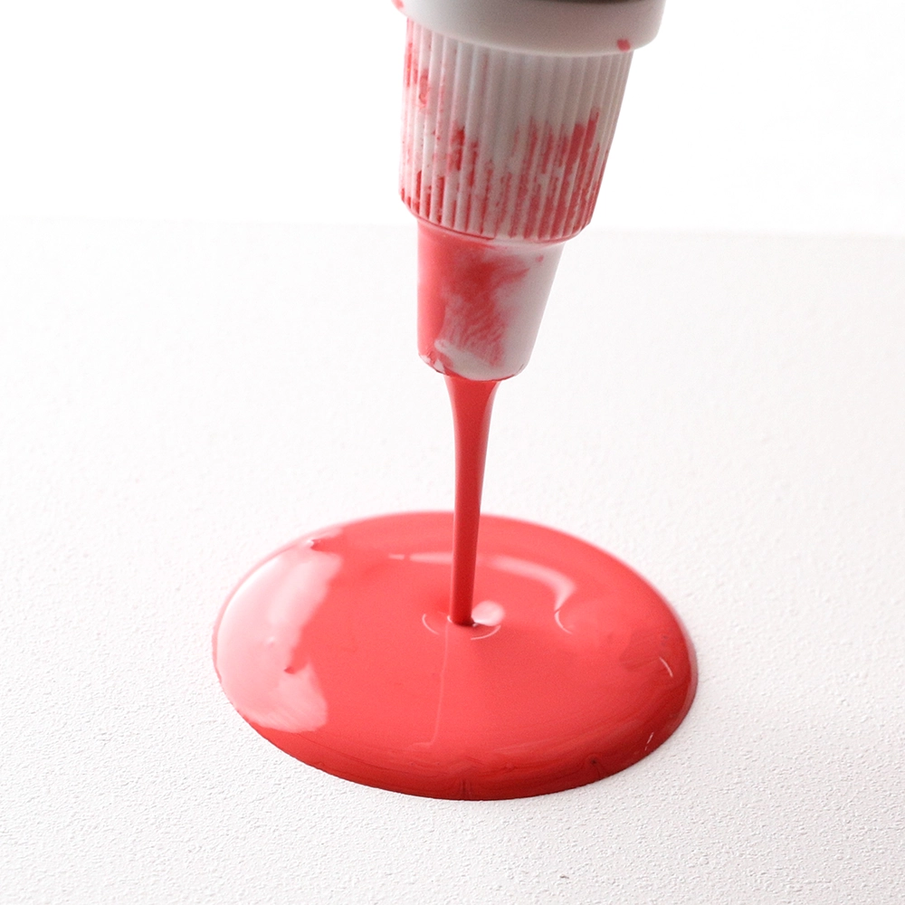 High Flow Acrylic Color - Naphthol Pink - application