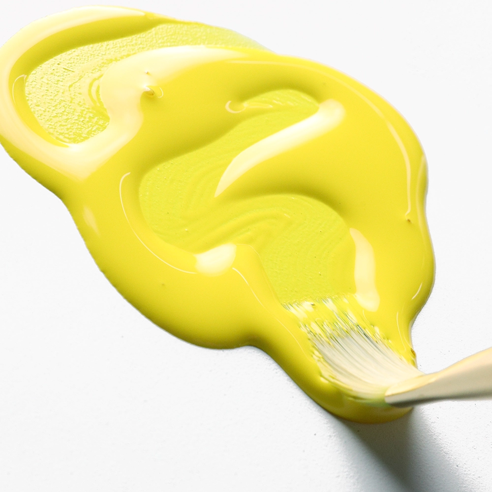 High Flow Acrylic Color - Primary Yellow - application