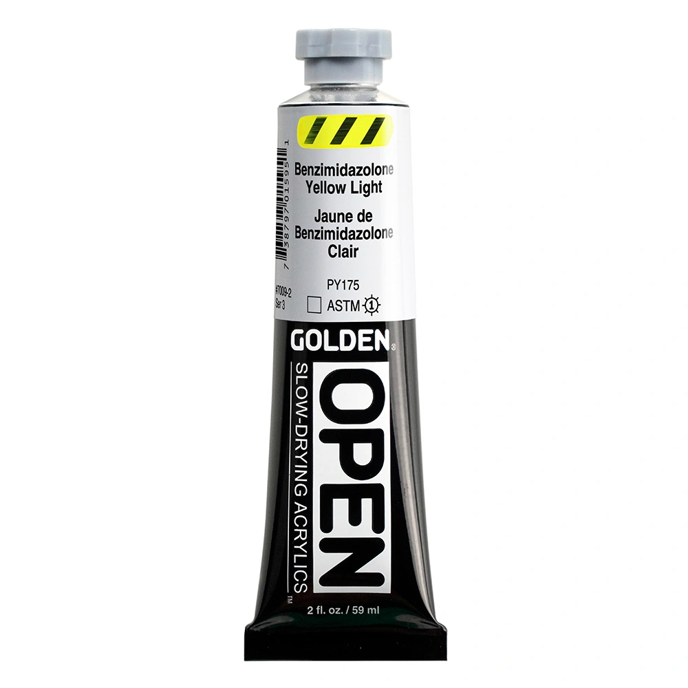 OPEN Acrylic Color - Benzimidazolone Yellow Light - 2 oz tube - 02-oz
