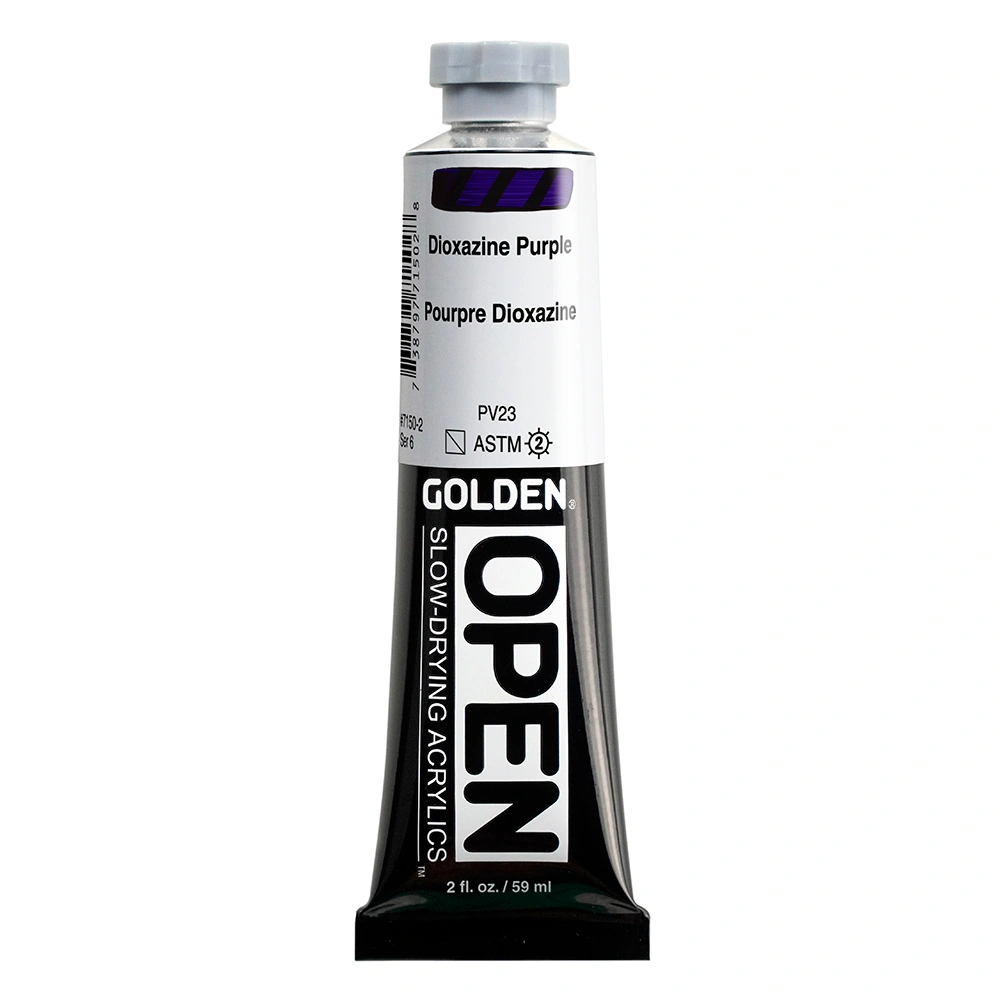 OPEN Acrylic Color - Dioxazine Purple - 2 oz tube - 02-oz