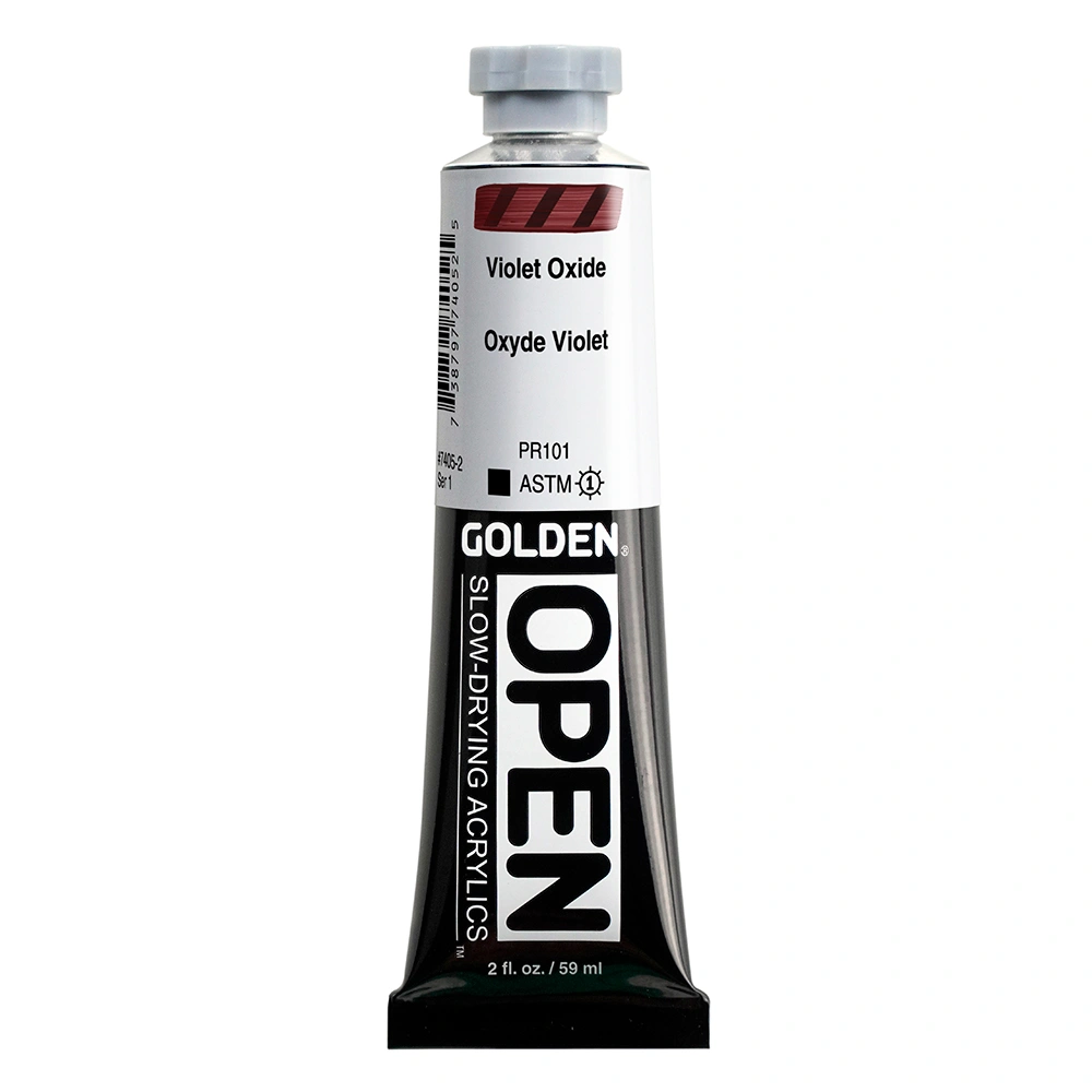 OPEN Acrylic Color - Violet Oxide - 2 oz tube - 02-oz