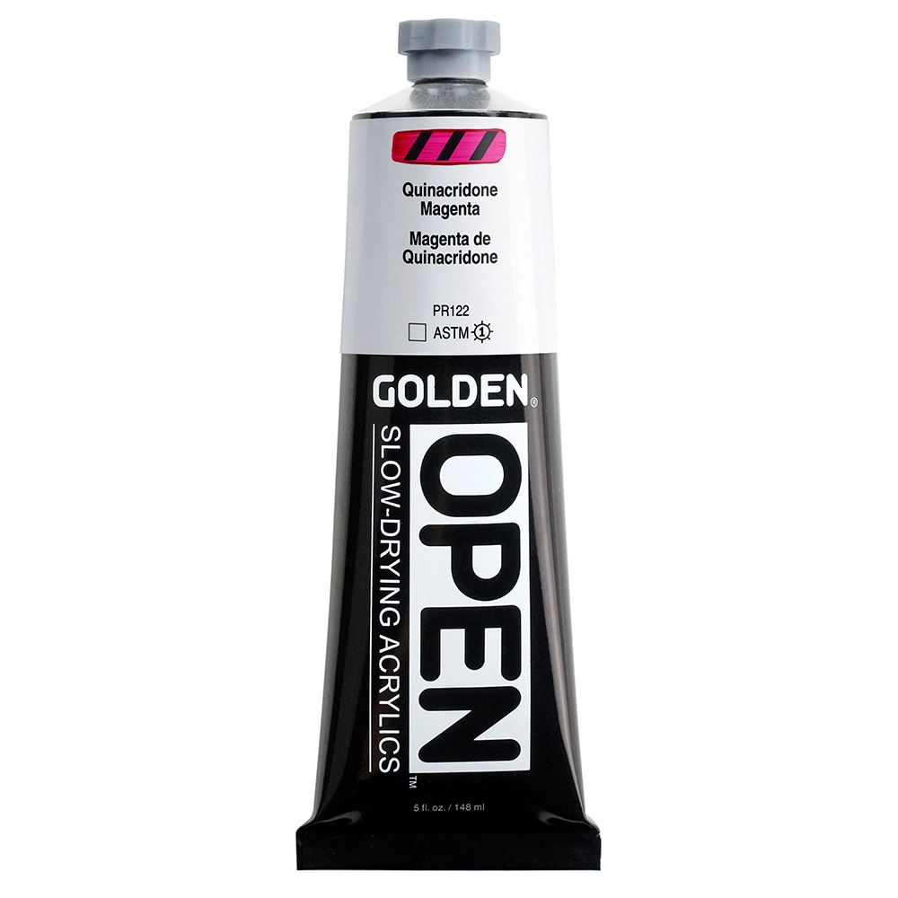 OPEN Acrylic Color - Quinacridone Magenta - 5 oz tube - 05-oz