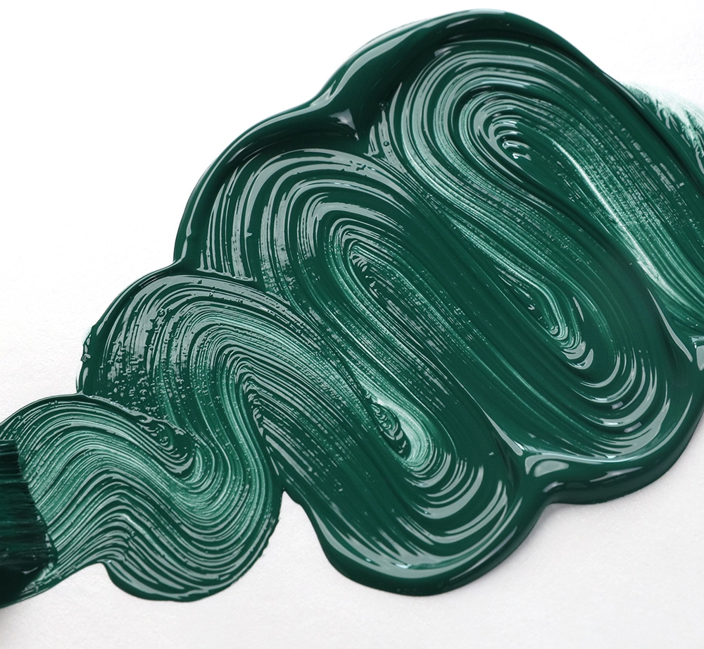 OPEN Acrylic Color - Cobalt Green - application