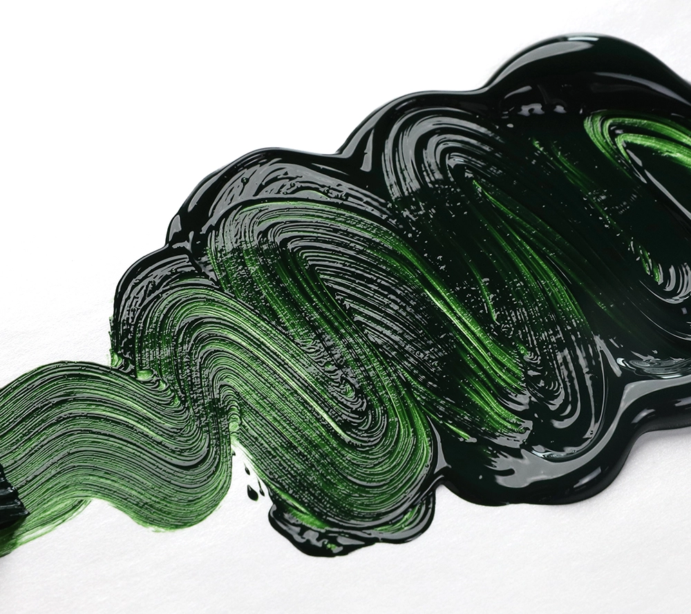 OPEN Acrylic Color - Jenkins Green - application