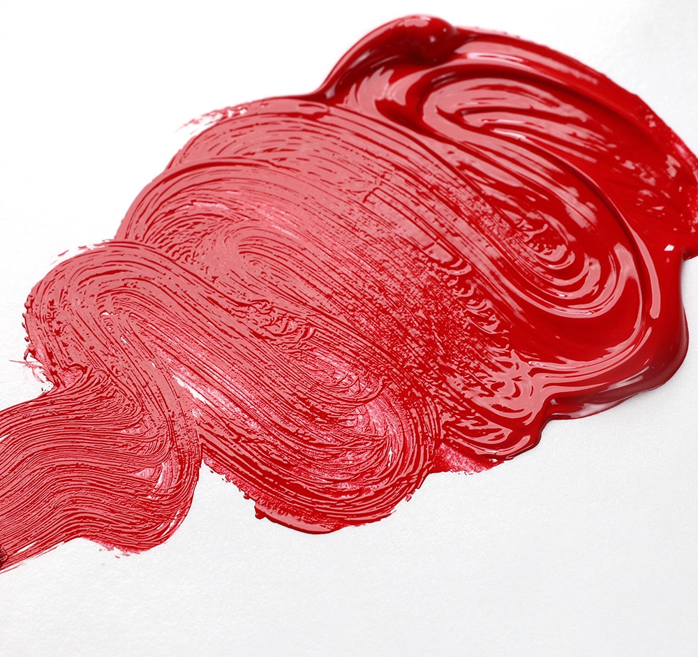 OPEN Acrylic Color - Pyrrole Red Dark - application