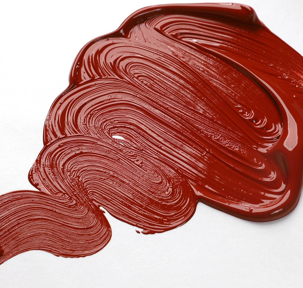 OPEN Acrylic Color - Red Oxide - application