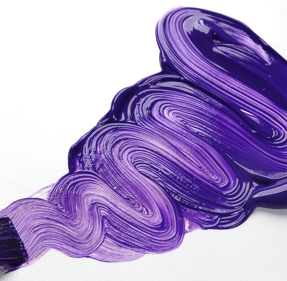 OPEN Acrylic Color - Ultramarine Violet - application