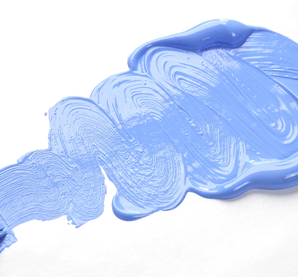 OPEN Acrylic Color - Light Ultramarine Blue - application