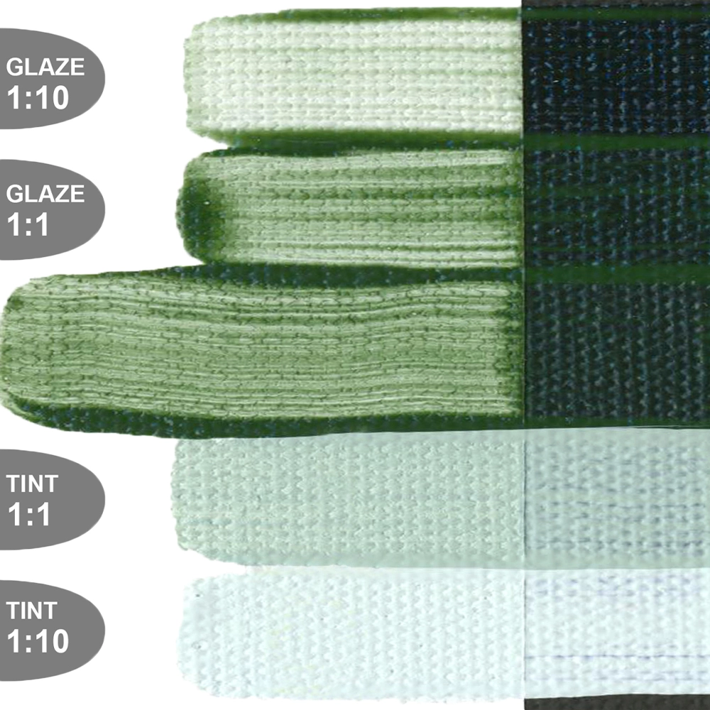 OPEN Acrylic Color - Terre Verte Hue - tint-glaze