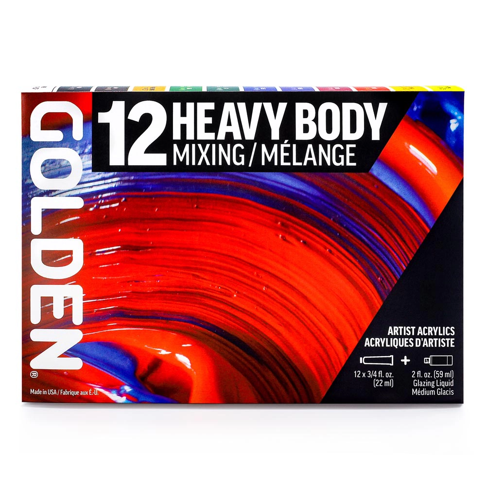 Golden Heavy Body Acrylic - Fluorescent Magenta 2 oz.