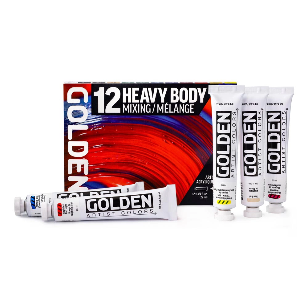 Golden Acrylics Heavy Body 4oz Fluorescent Magenta