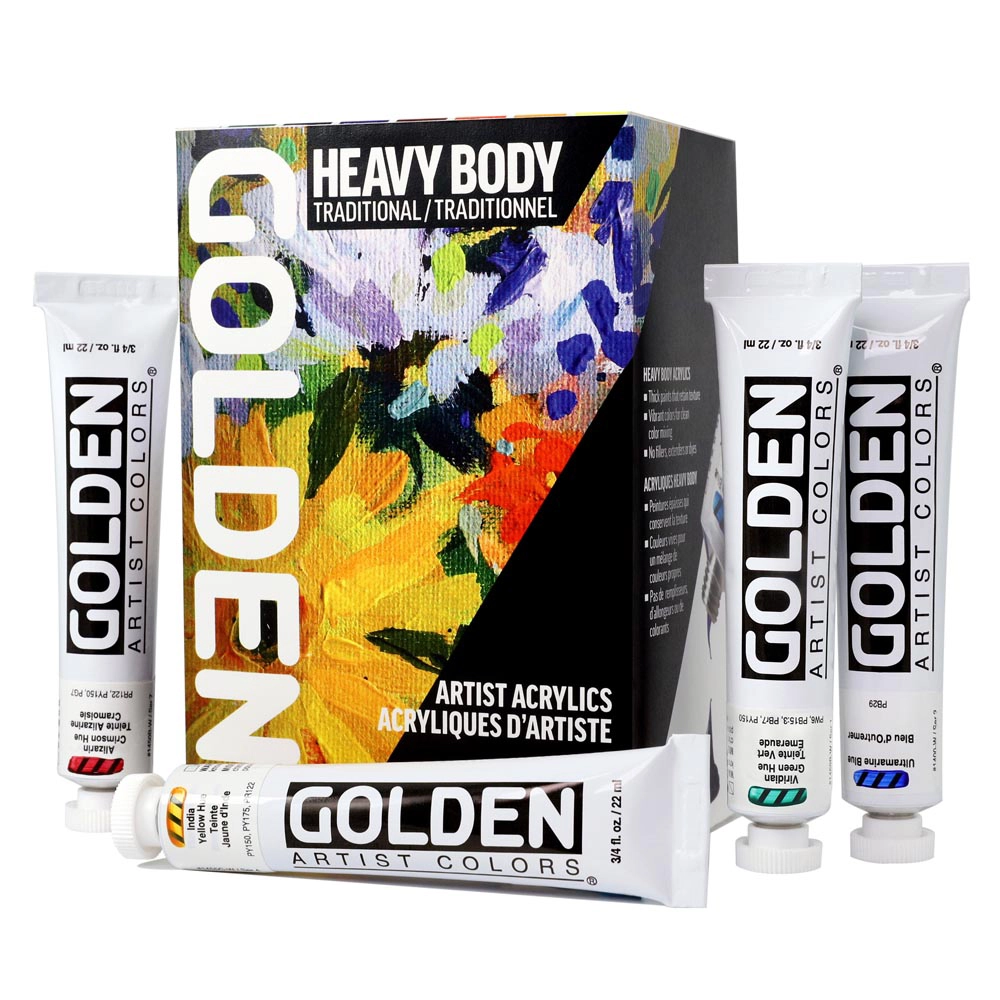 Golden Acrylics Heavy Body Series 1 2 fl oz - ARTiculations