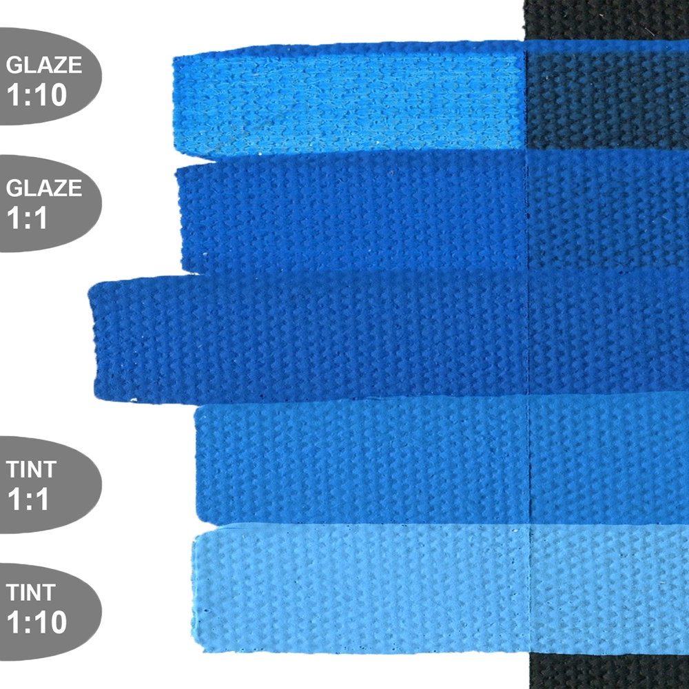 SoFlat Matte Acrylic Color - Cerulean Blue Hue - tint-glaze