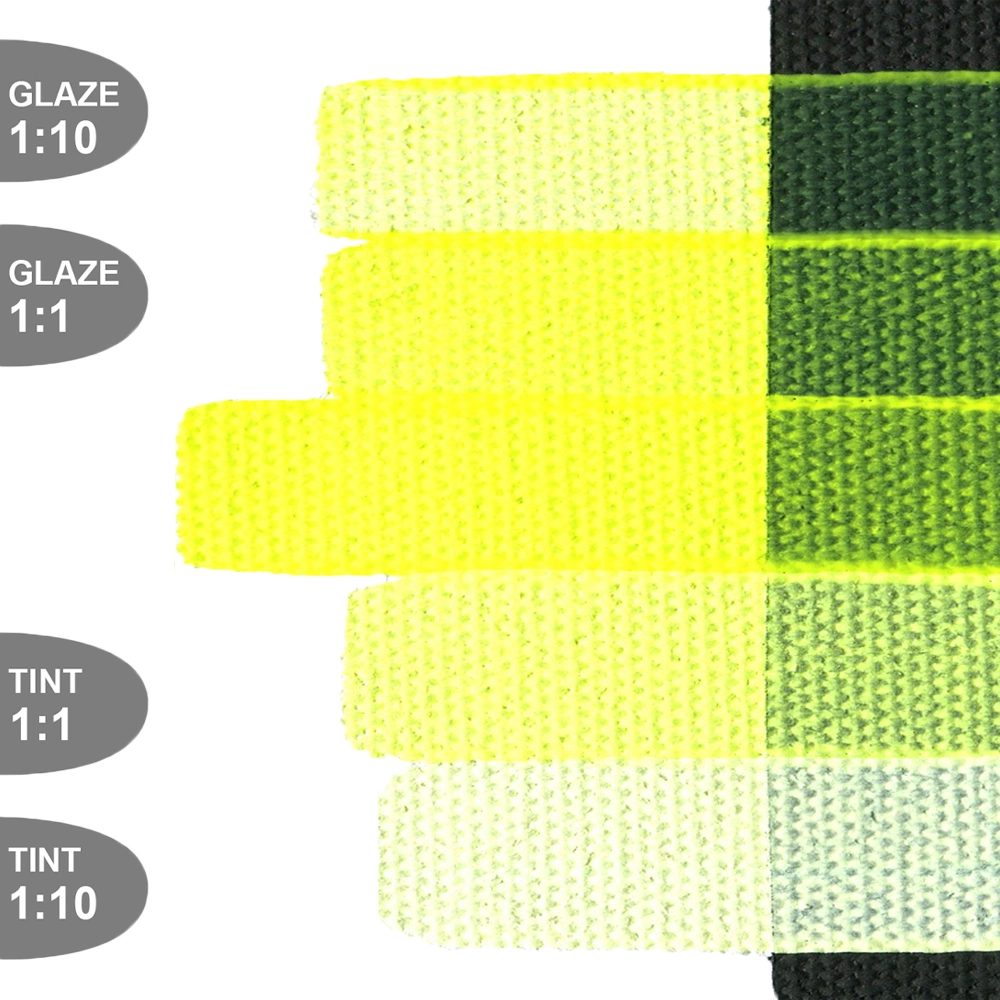 SoFlat Matte Acrylic Color - Fluorescent Yellow - tint-glaze