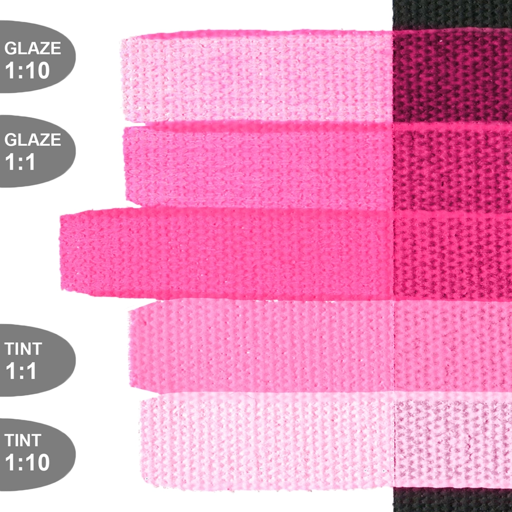 SoFlat Matte Acrylic Color - Fluorescent Pink - tint-glaze