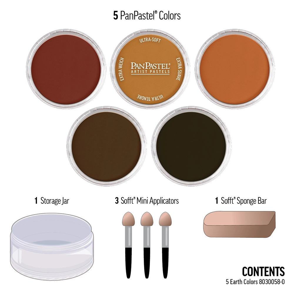 5 Earth Colors Set - default