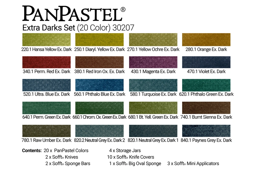 20 Extra Dark Shades Set - default