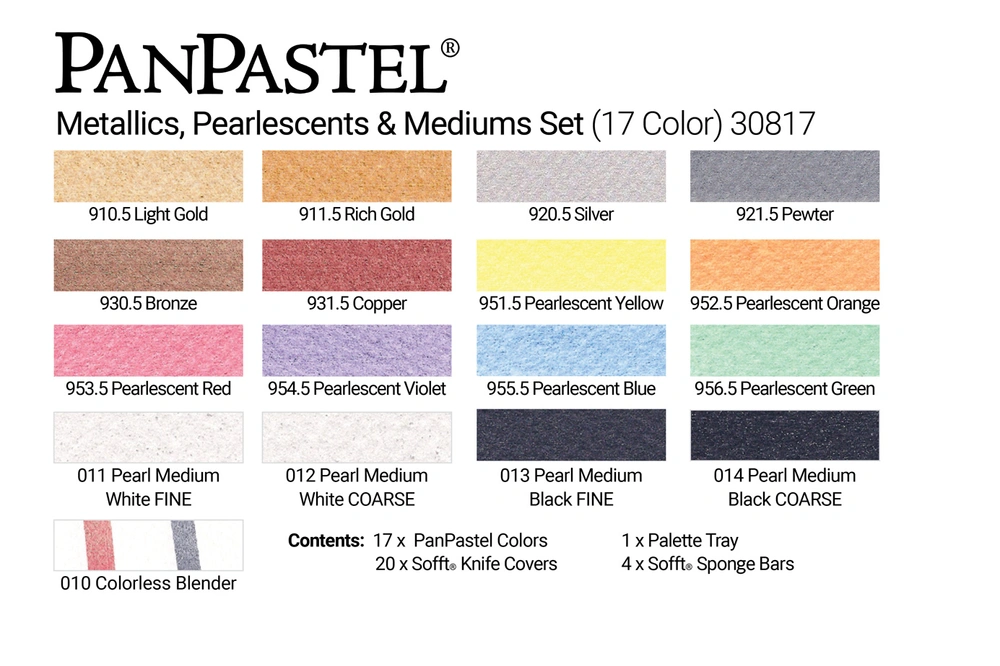 17 Met Mediums & Pearl Set - default