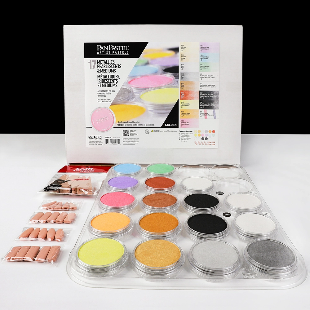 17 Metallics, Pearlescents & Mediums Set - default