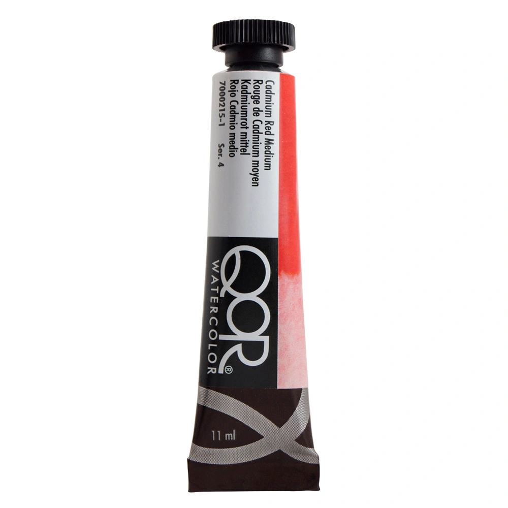 Qor Watercolor - Cadmium Red Medium - 11 ml tube - 11-ml