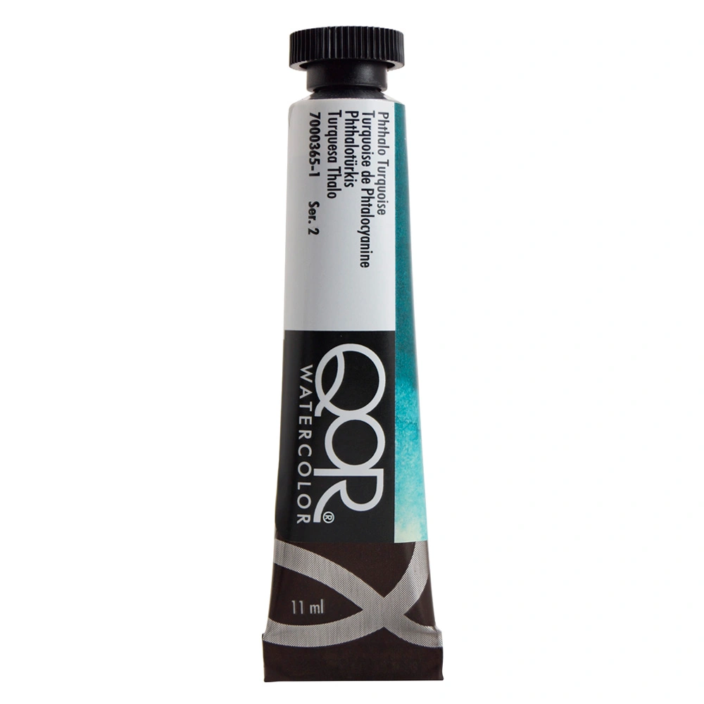 Qor Watercolor - Turquoise (Phthalo) - 11 ml tube - 11-ml