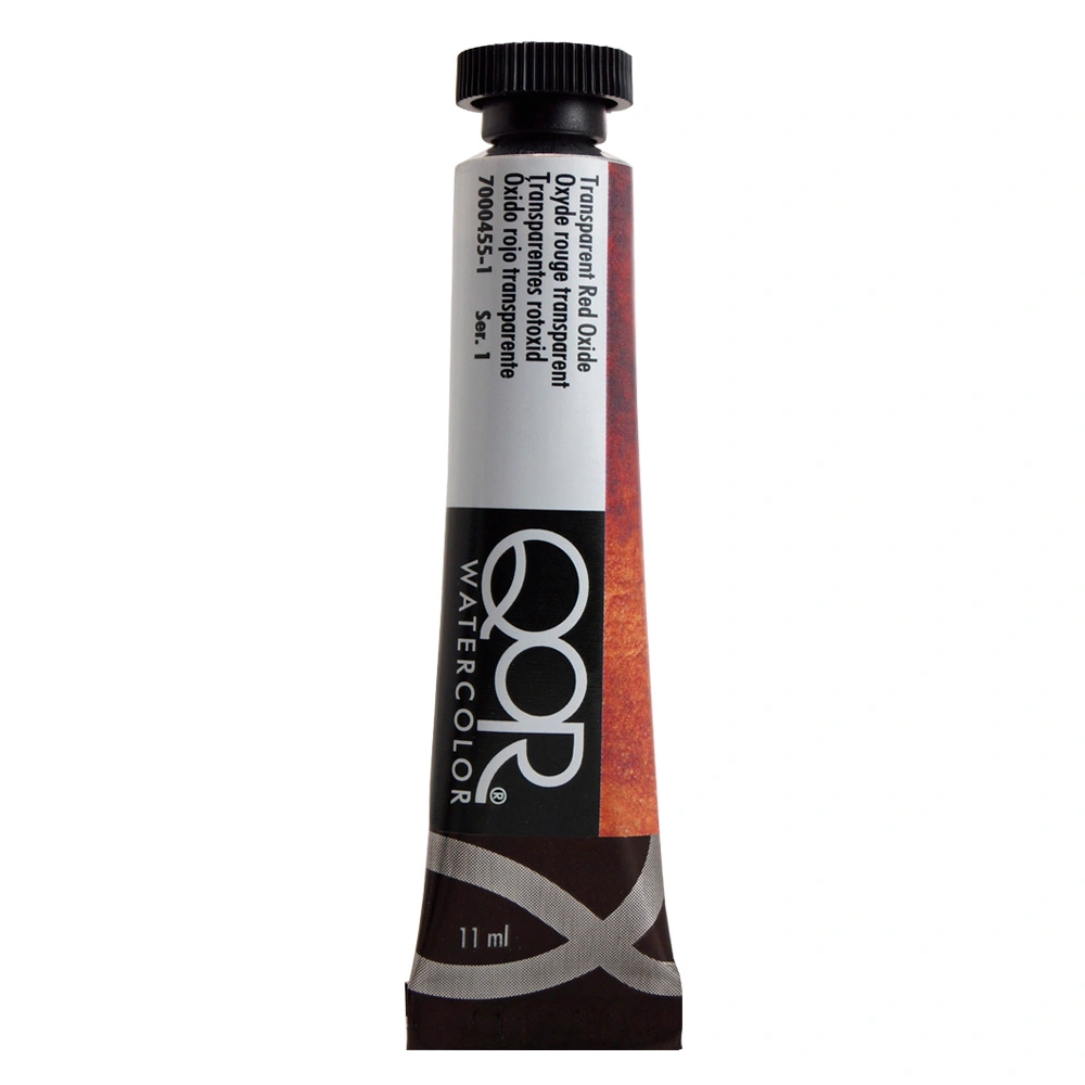 Qor Watercolor - Transparent Red Oxide - 11 ml tube - 11-ml