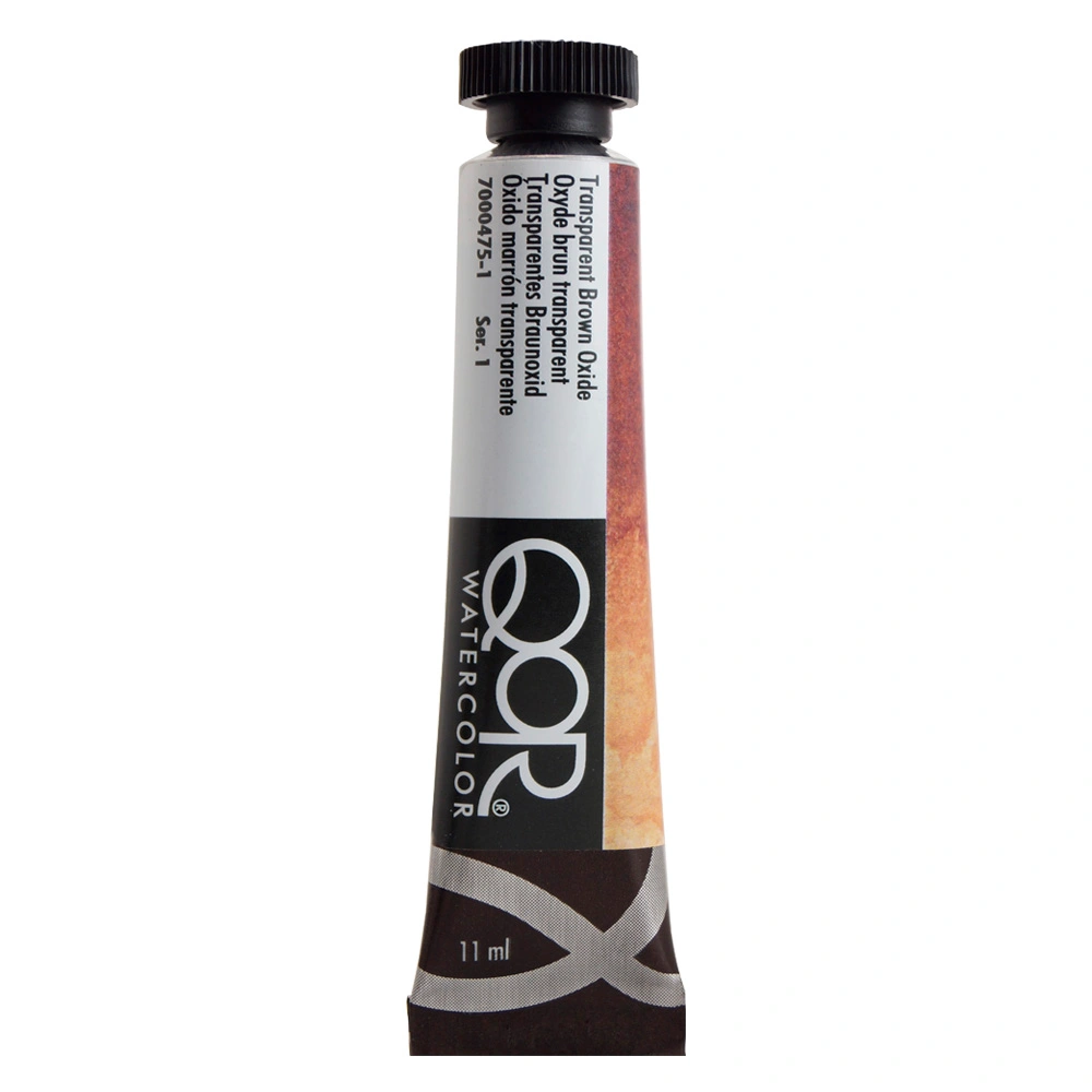 Qor Watercolor - Transparent Brown Oxide - 11 ml tube - 11-ml