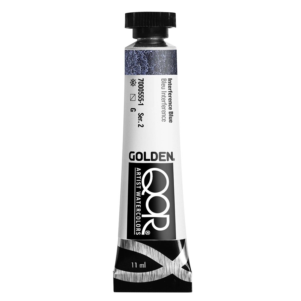 Qor Watercolor - Interference Blue - 11 ml tube - 11-ml