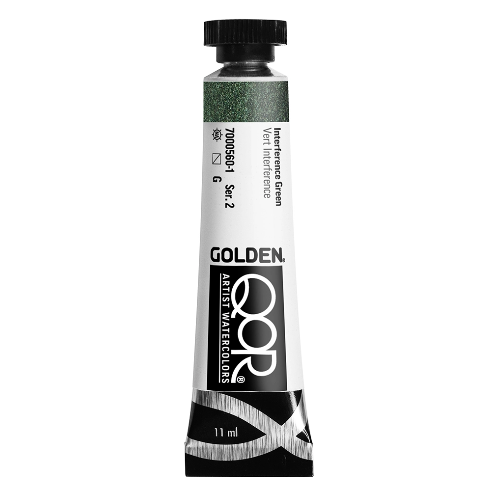 Qor Watercolor - Interference Green - 11 ml tube - 11-ml